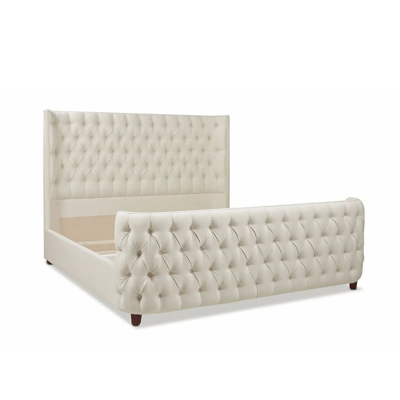 Brooklyn - Tufted Panel Bed Headboard And Footboard Set by HouseOfZazla