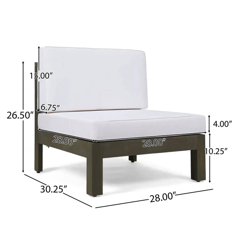 Oana Armless Chair by HouseOfZazla