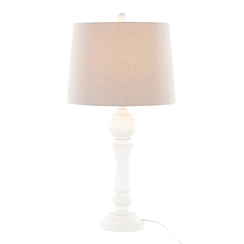 Winston - Farmhouse Poly Table Lamp (Set of 2) by HouseOfZazla
