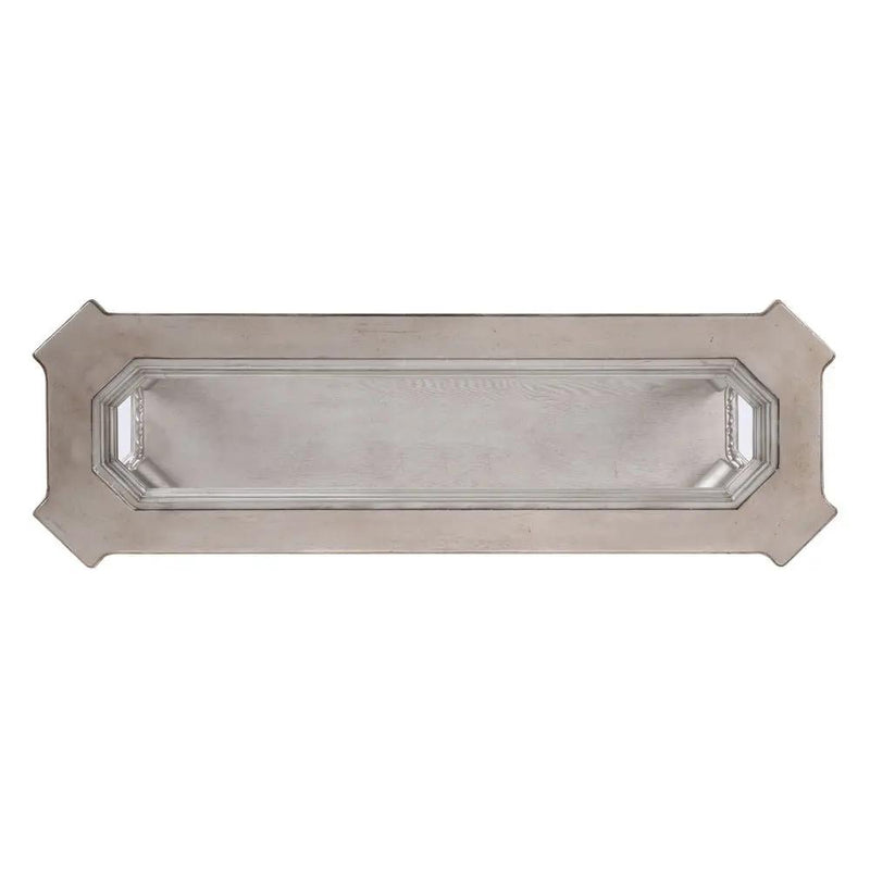 Northville - Sofa Table - Clear Glass & Antique Silver by Unique Piece Furniture