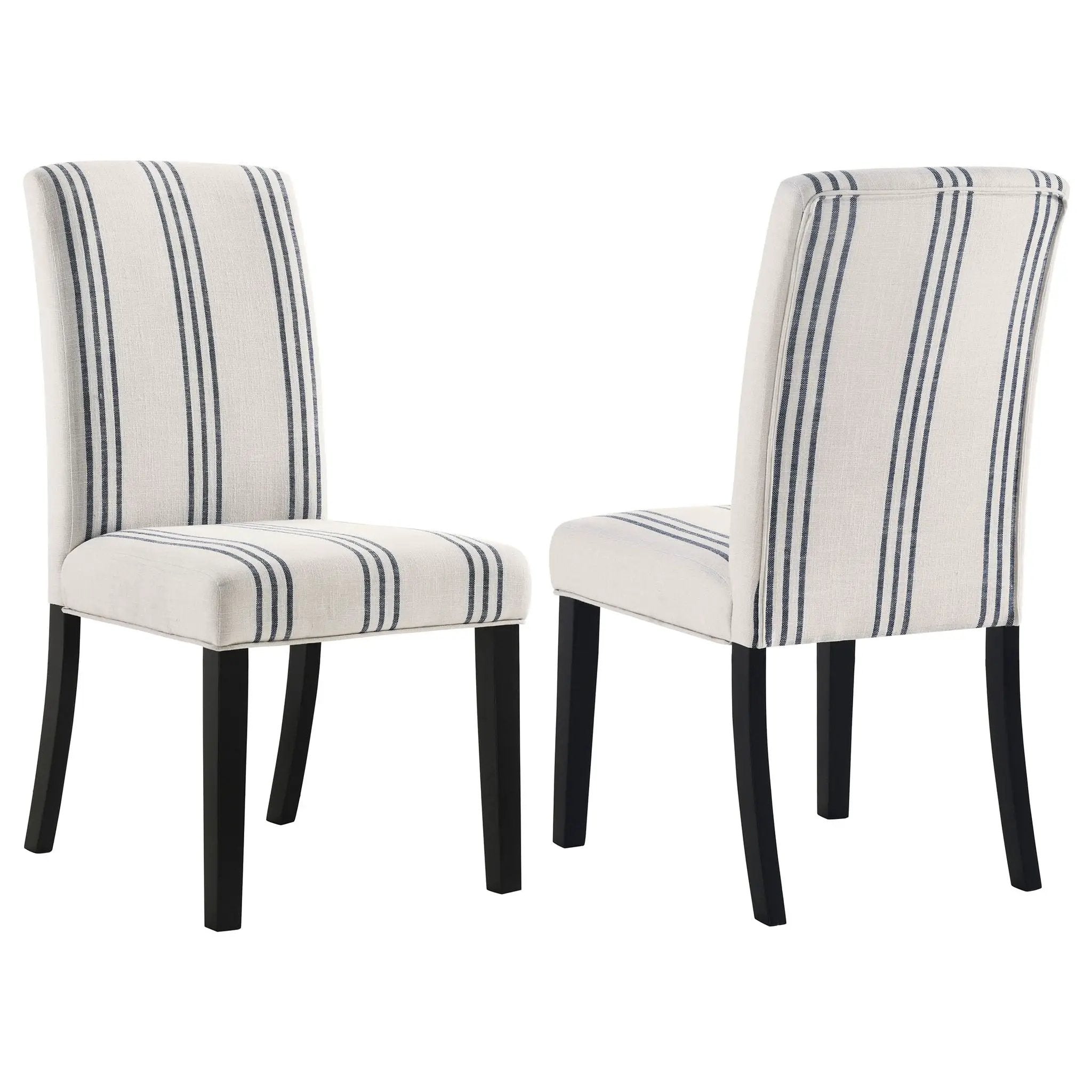 Herran Upholstered Dining Side Chair Beige (Set of 2) by Unique Piece Furniture