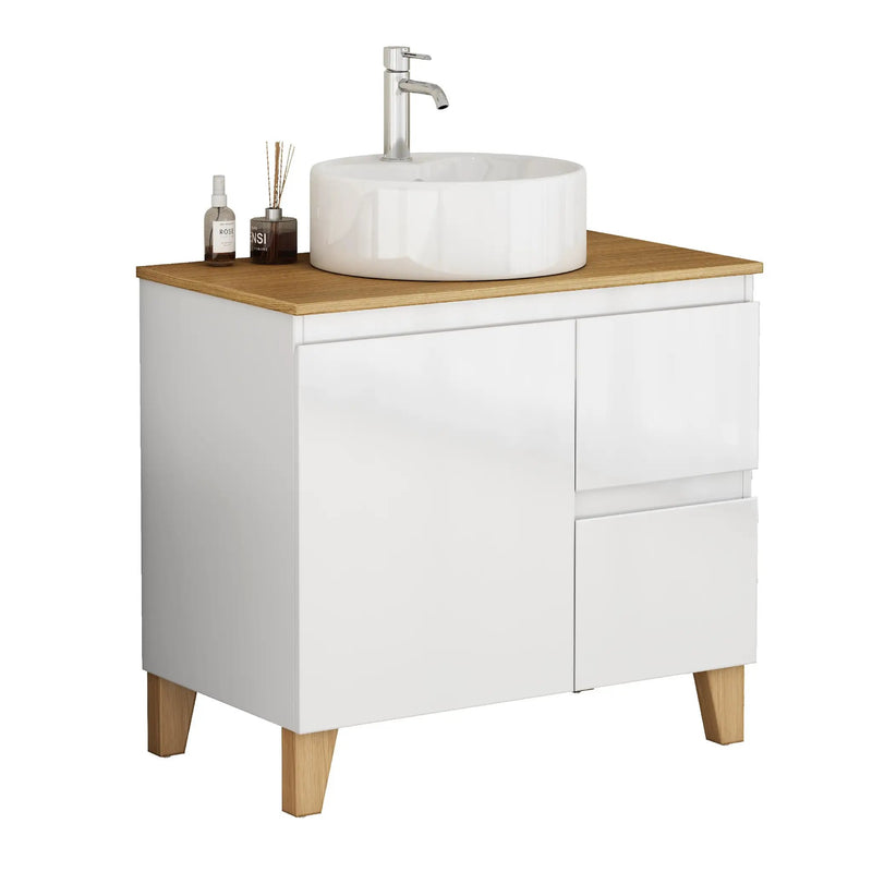 31.5-Inch Modern Bathroom Vanity with Sink Combo by HouseOfZazla
