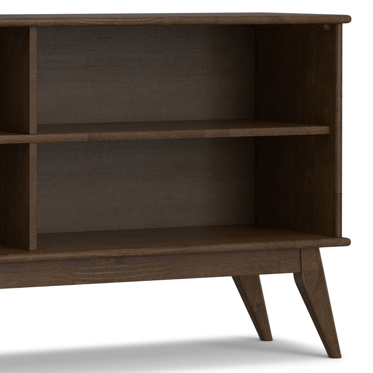 Handcrafted Low Bookcase with Open Cube Shelves - Multiple Finishes, photo 19 of 40