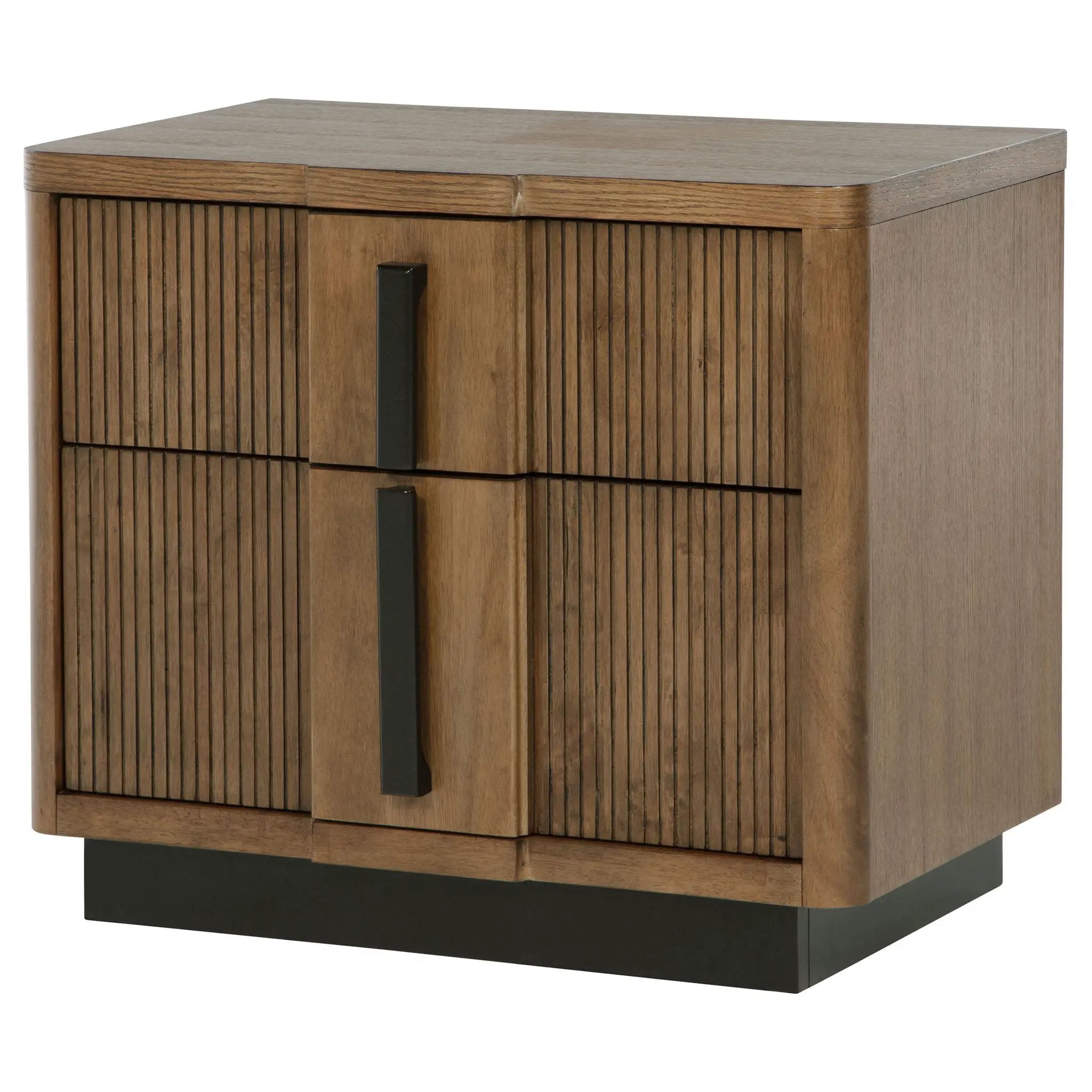 Terrace 2-drawer Nightstand Bedside Table Ash Brown by Unique Piece Furniture