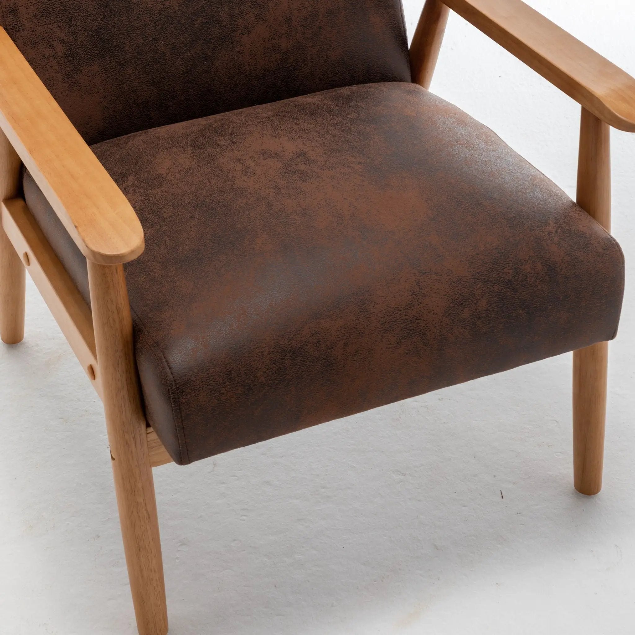 Wide Arm Chair - Brown by HouseOfZazla
