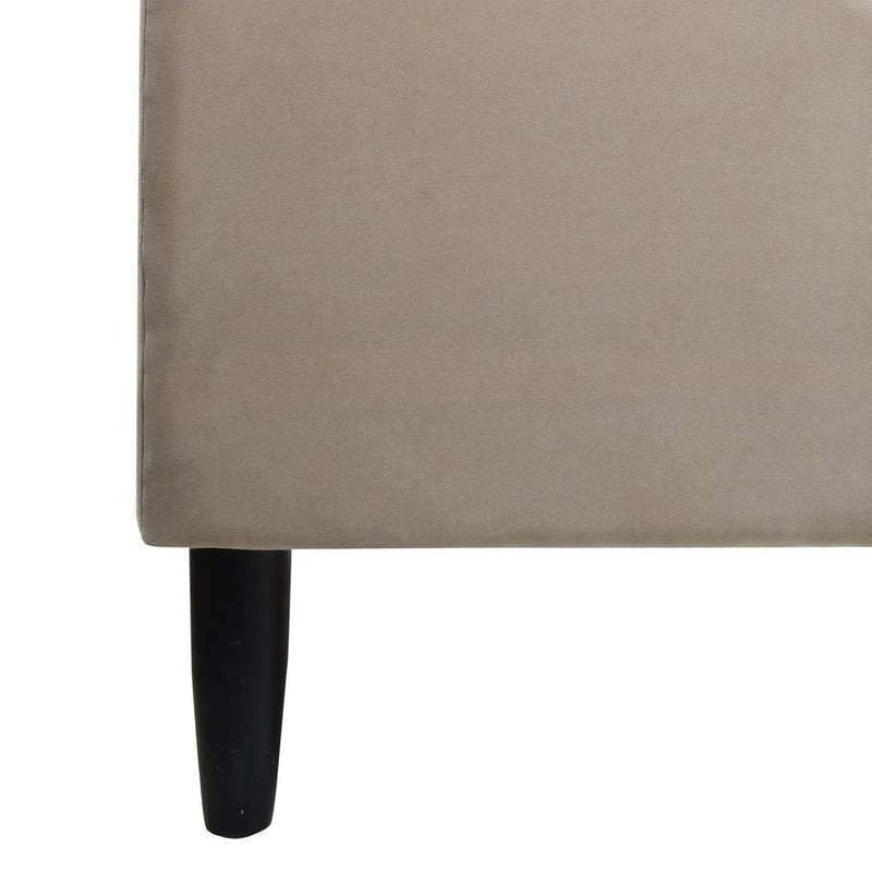 Aspen - Vertical Tufted Modern Headboard Platform Bed Set by HouseOfZazla