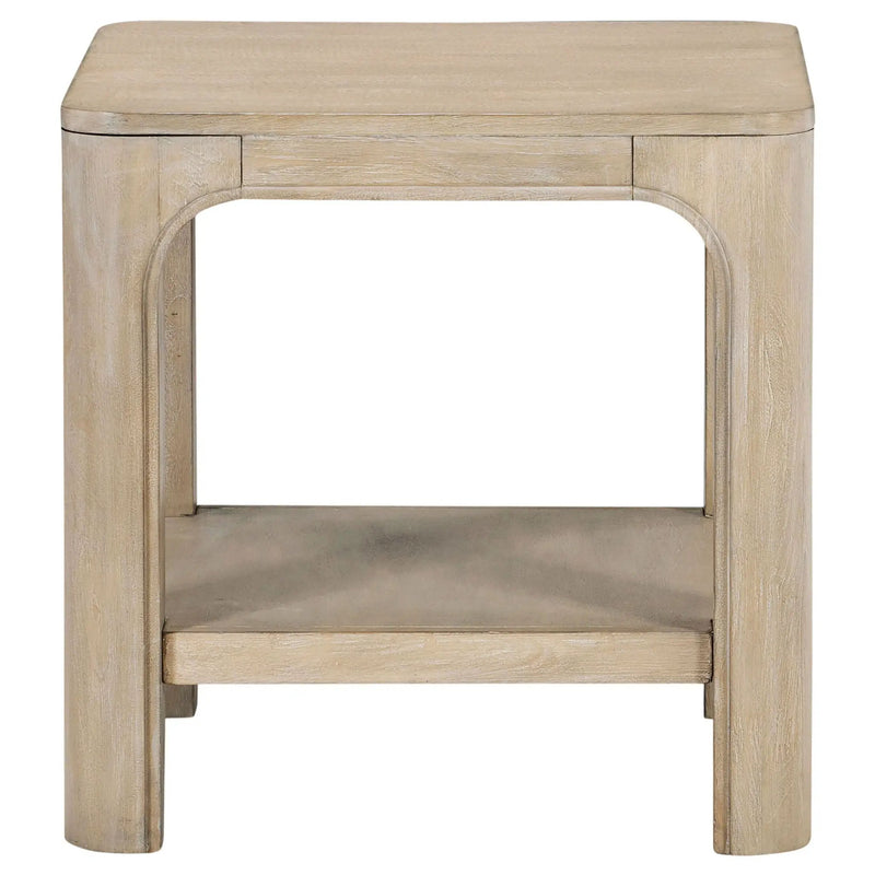 Solano 2-piece Square Coffee Table Set Weathered Mango by Unique Piece Furniture