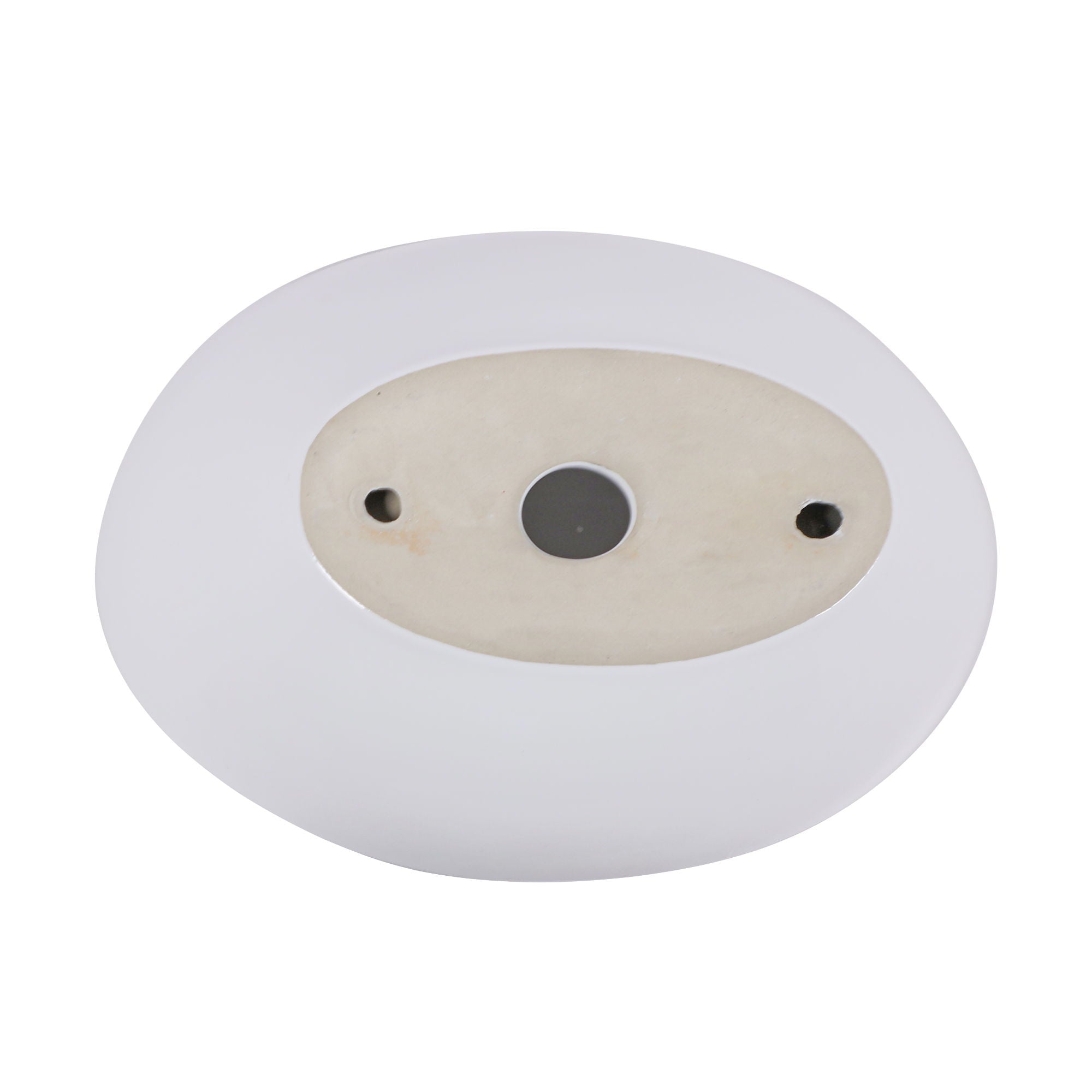 Oval Vessel Bathroom Sink - White by HouseOfZazla