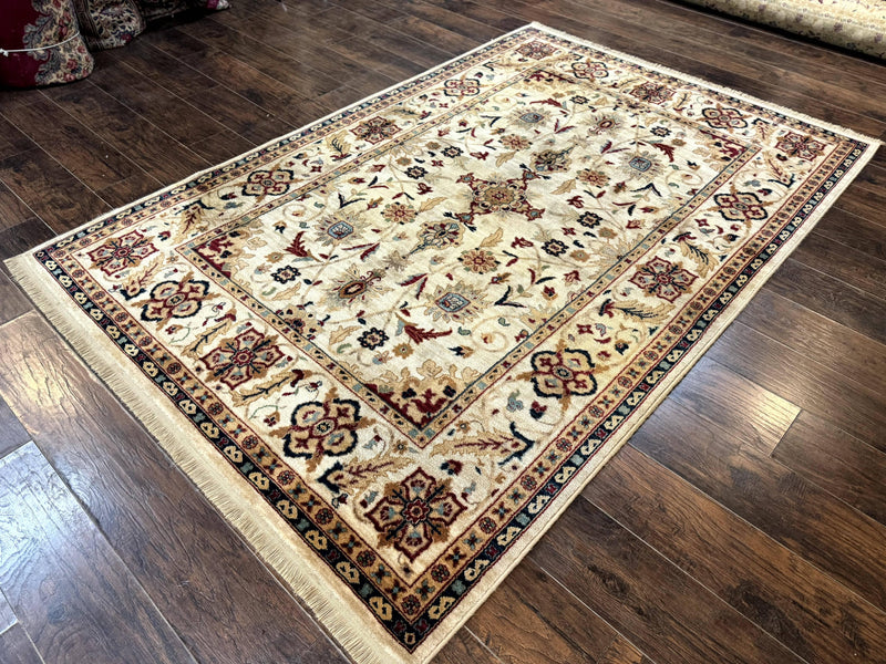Karastan Rug 5.9 x 8.6, Karastan Traditions Amritsar Pattern Design 510, New Zealand Wool, Karastan Area Rug by Jewel Rugs