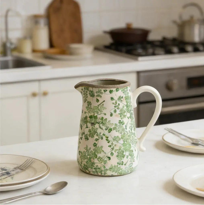 Ceramic Decorative Pitcher by HouseOfZazla