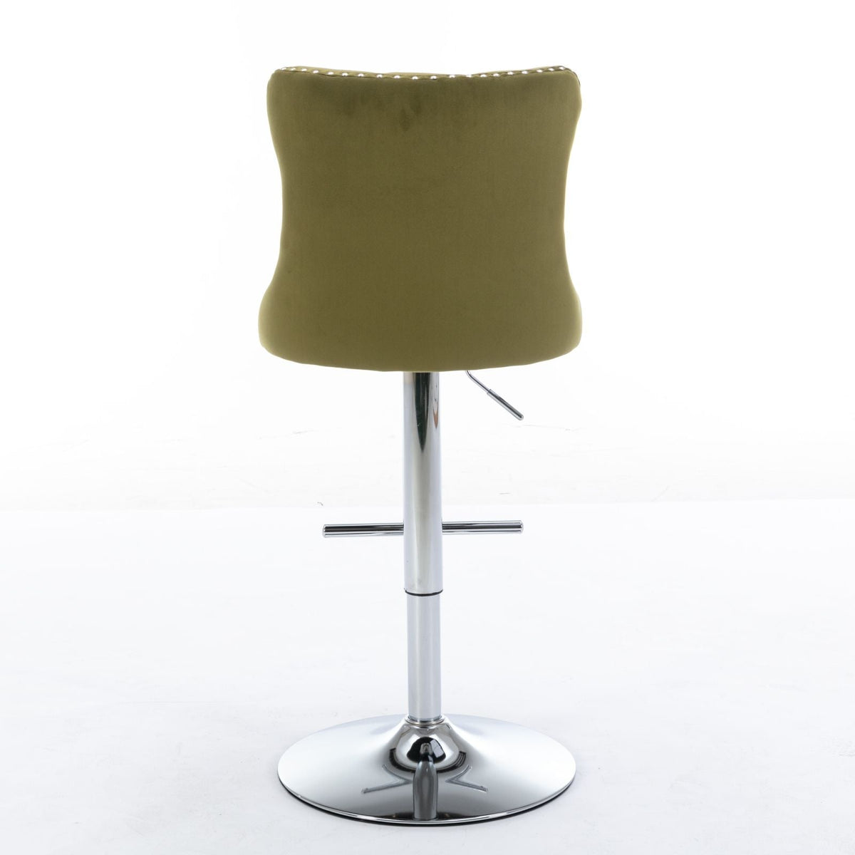 Swivel Barstools Adjusatble Seat Height From 25-33", Modern Upholstered Base Bar Stools With Backs Comfortable Tufted For Home Pub And Kitchen Island (Set of 2), photo 31 of 40