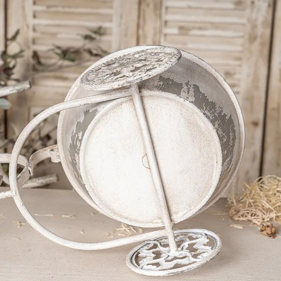 Rustic Bicycle Metal Wire Wall Planter Basket by HouseOfZazla