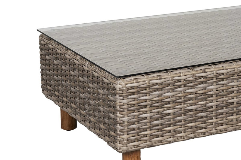 Orlando Wicker Loveseat & Coffee Table Set, photo 8 of 12