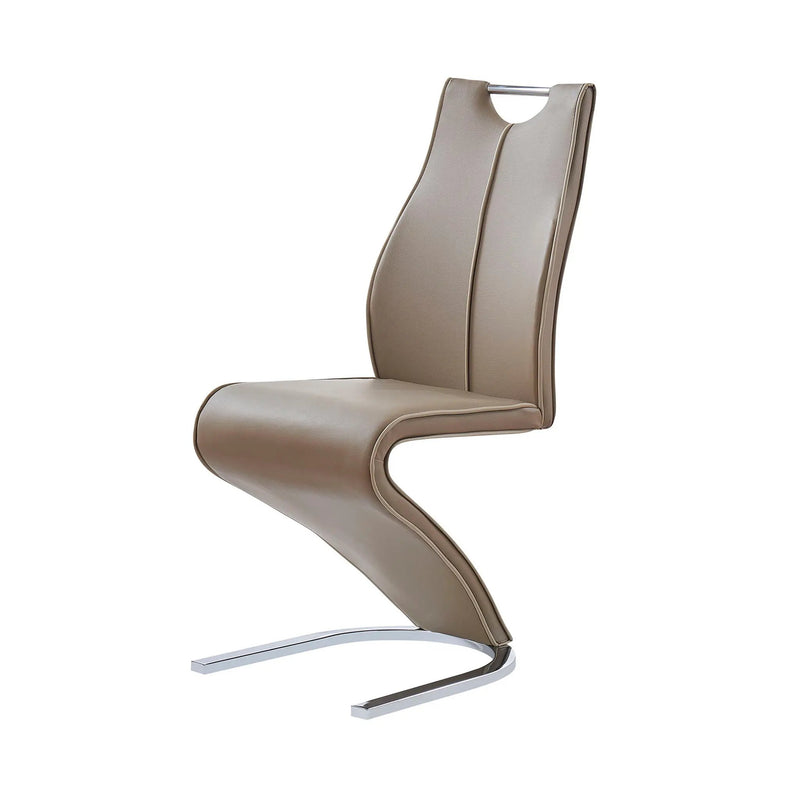Tony - Dining Chairs (Set of 2) - Brown / Beige by Unique Piece Furniture