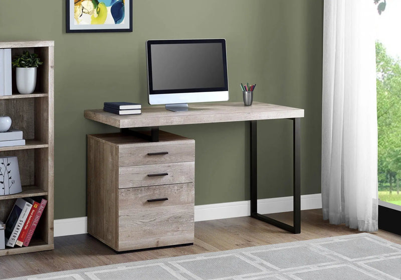 Computer Desk For Home Office, Left or Right Setup with Storage Drawers by HouseOfZazla