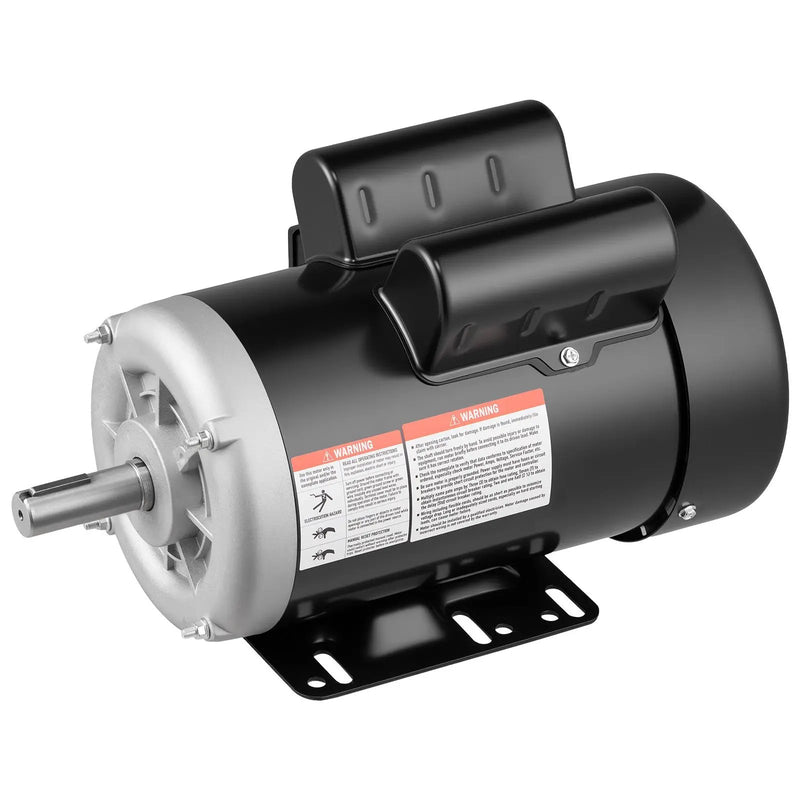 5 HP Electric Motor for Air Compressors, 3450 RPM, Single-Phase 230V by HouseOfZazla