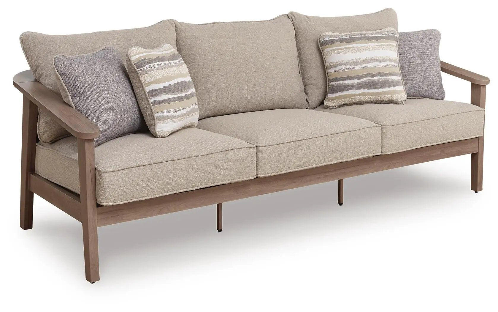 Harmony Headlands - Sofa With Cushion - Natural / Gray by Unique Piece Furniture