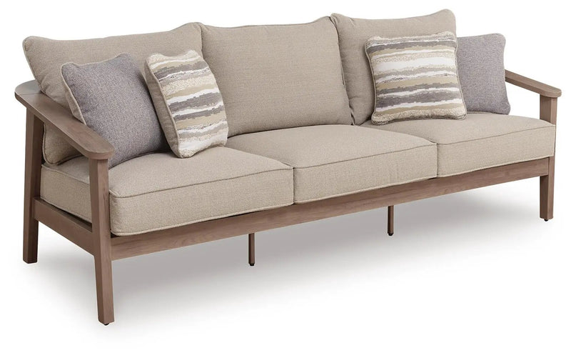 Harmony Headlands - Sofa With Cushion - Natural / Gray by Unique Piece Furniture
