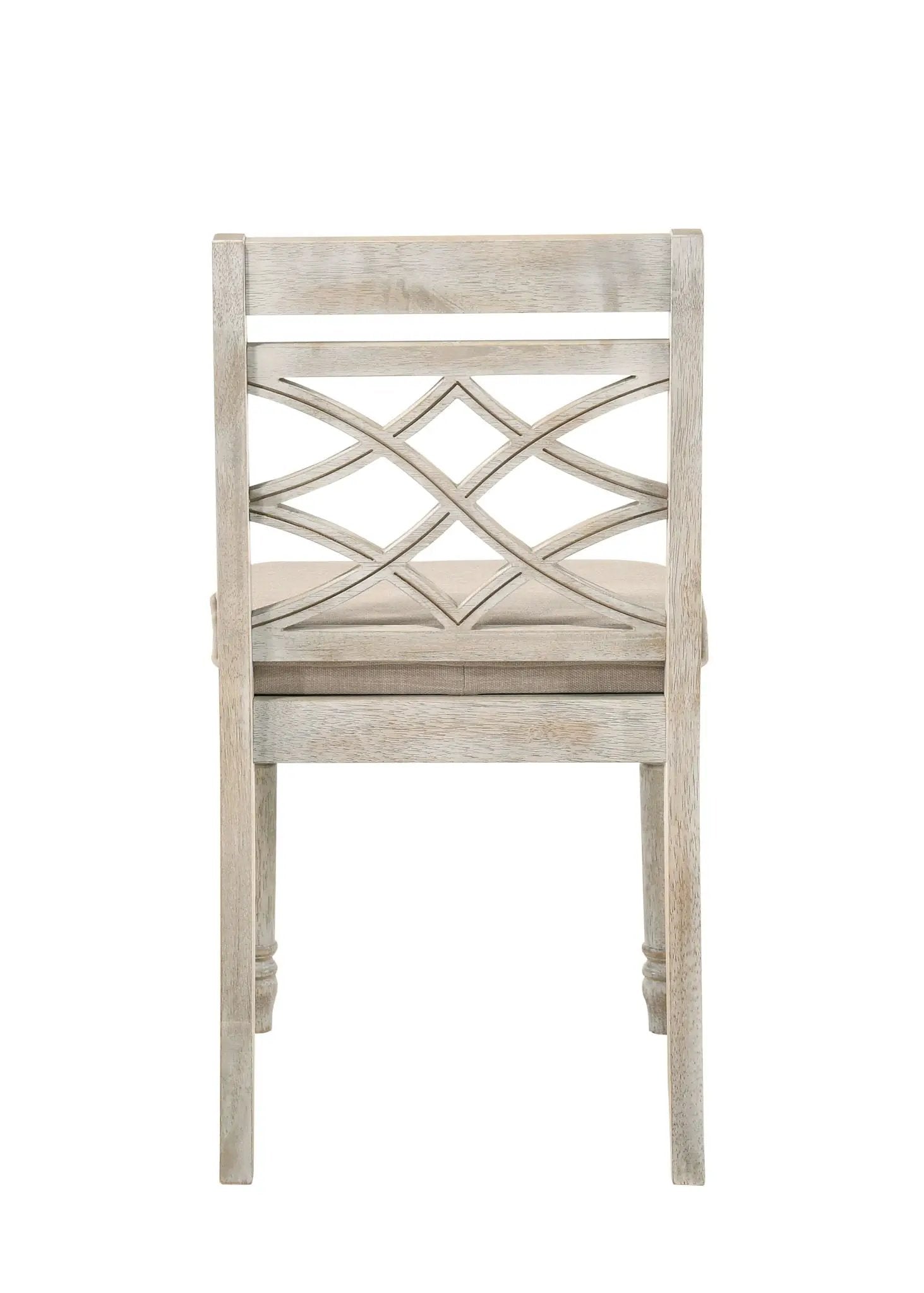 Havanna - Wide Chair With Cushion (Set of 2) - Off White by HouseOfZazla