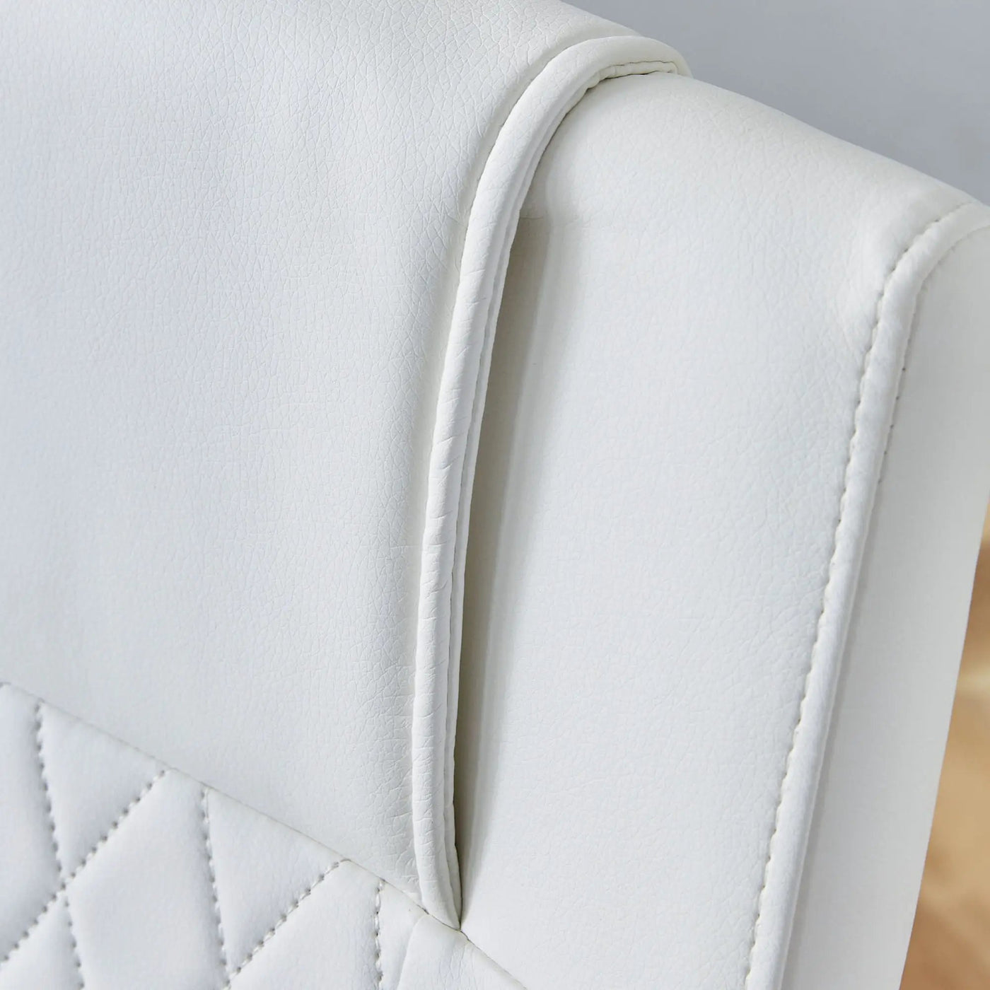 Modern Dining Chairs With Padded Seat, Metal Legs by HouseOfZazla