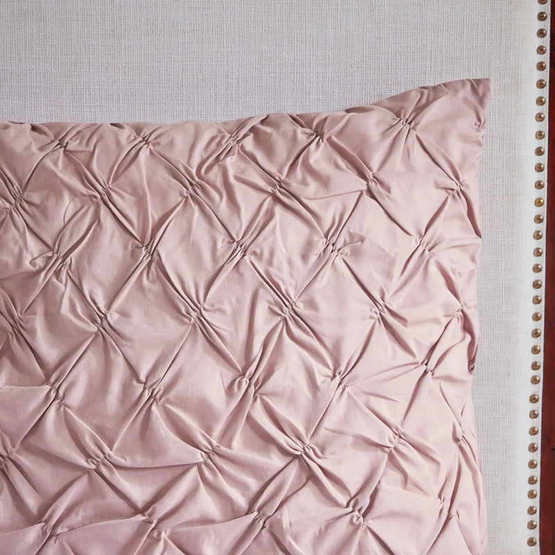 8 Piece Cotton Printed Comforter Set Blush Queen by HouseOfZazla