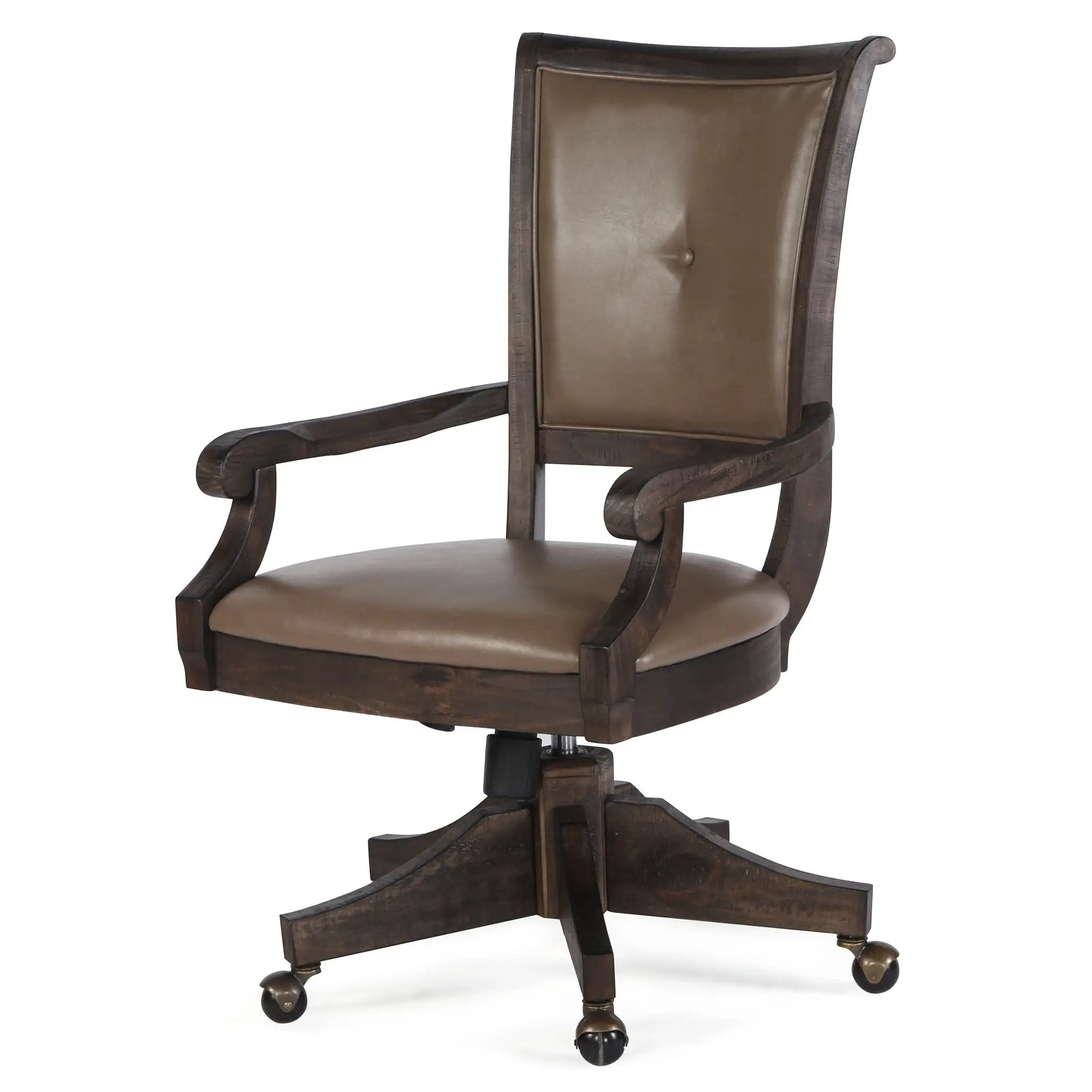 Sutton Place - Swivel Chair - Weathered Charcoal by Unique Piece Furniture