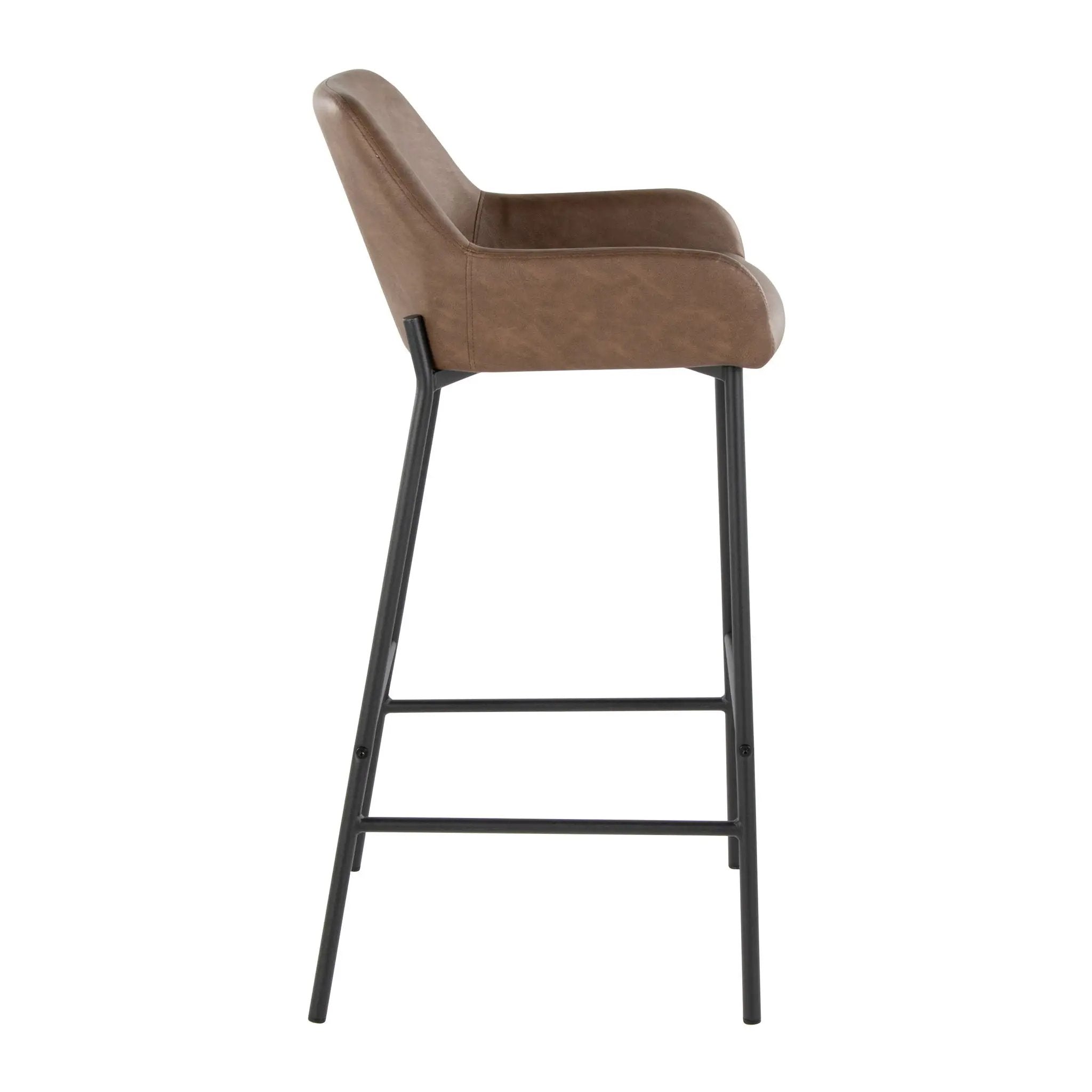 Daniella - Contemporary Fixed Height Barstool (Set of 2) by Unique Piece Furniture