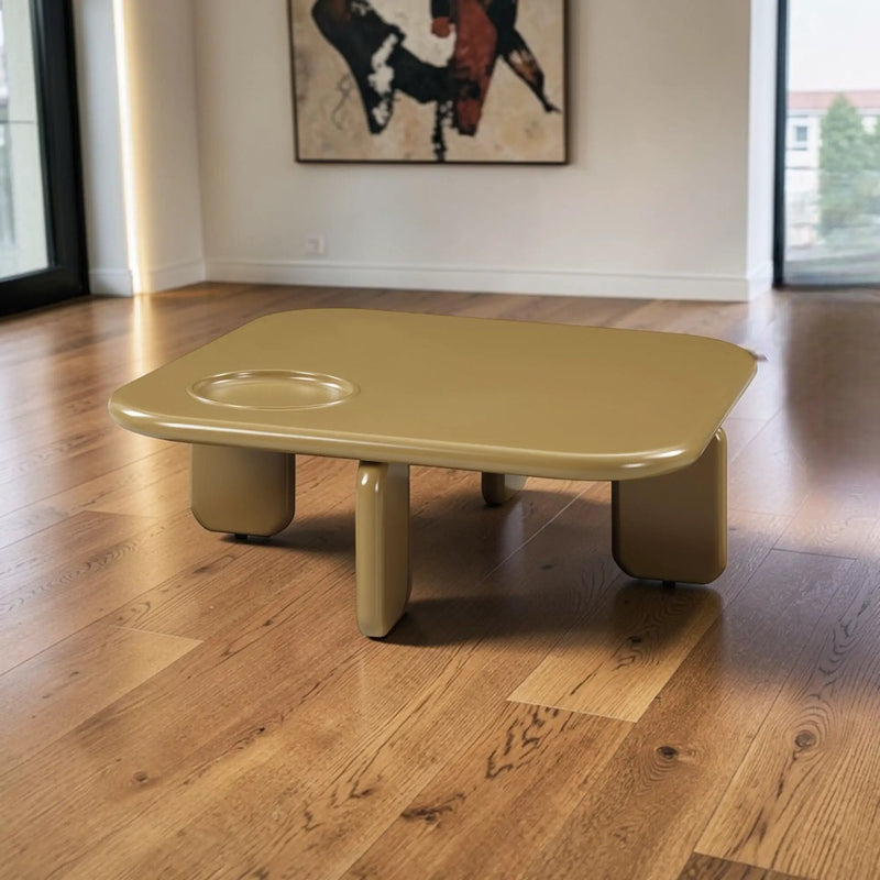 Joane - Coffee Table - Yellow Brown by HouseOfZazla