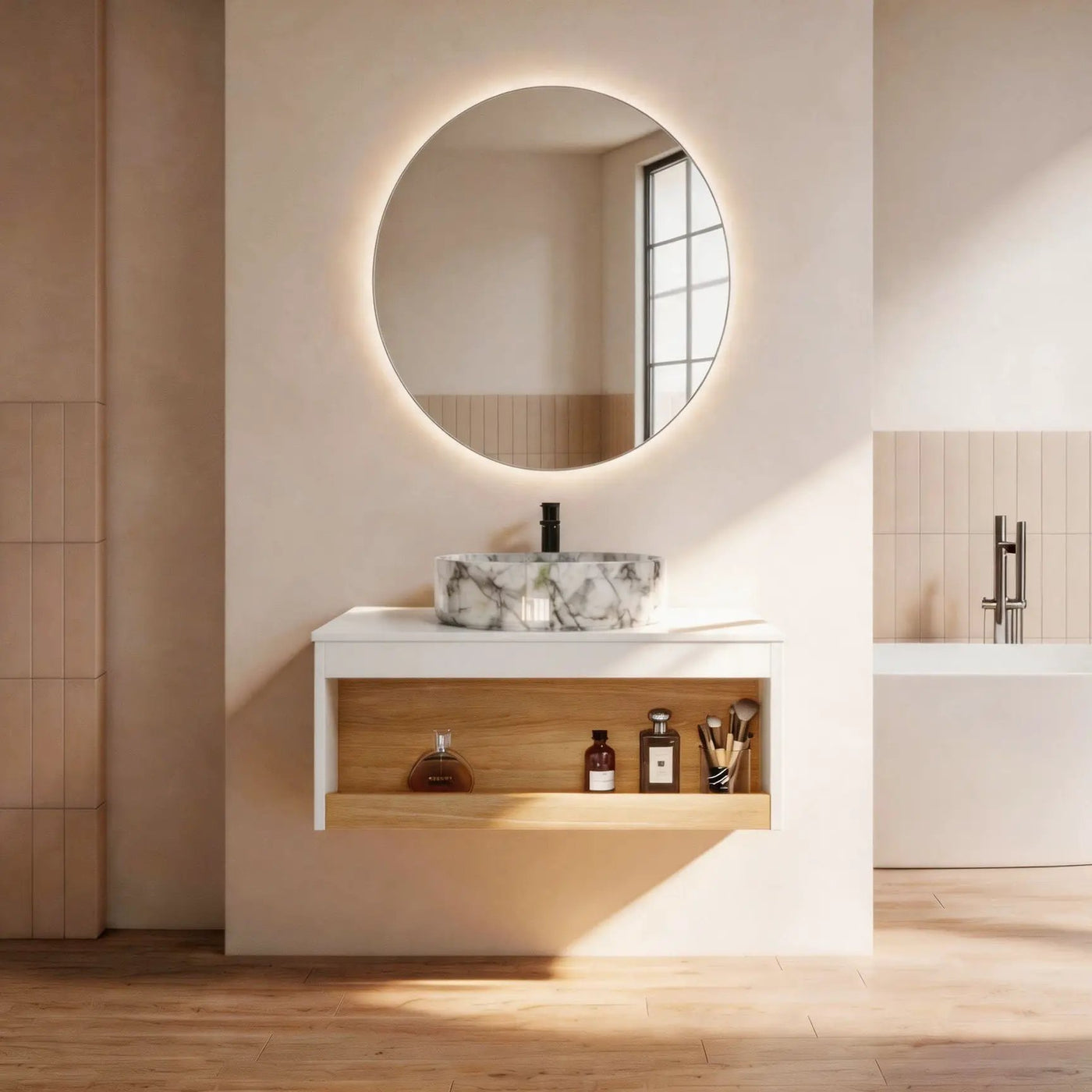 Floating Bathroom Vanity With Vessel Sink by Unique Piece Furniture
