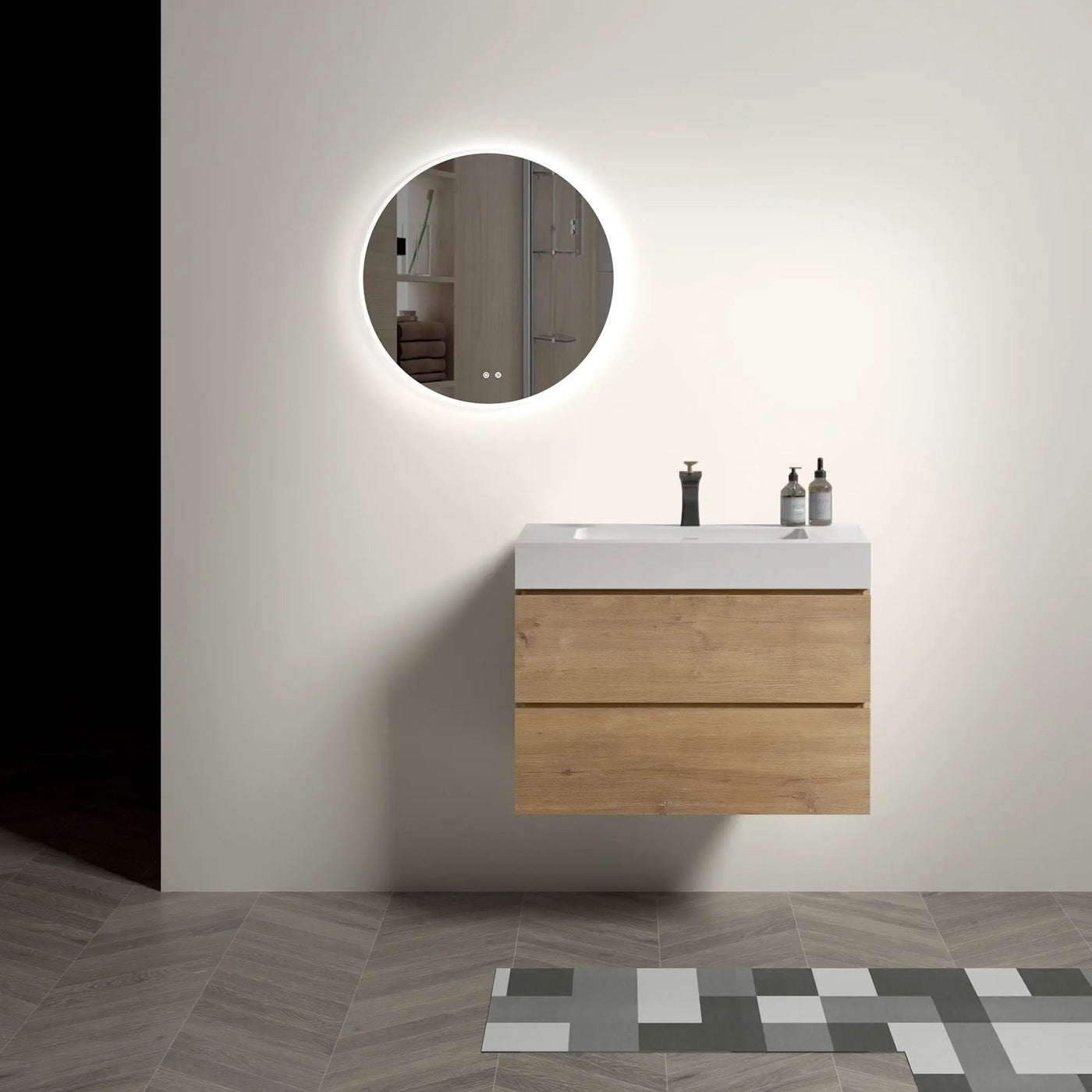 Alice Wall Mounted Bathroom Vanity with Sink by HouseOfZazla