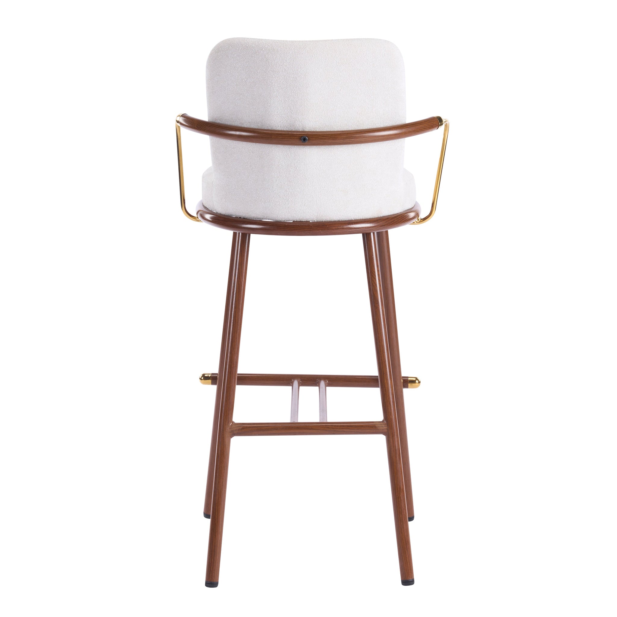 Chaya Indoor Upholstered Bar Stool with Metal Frame by HouseOfZazla