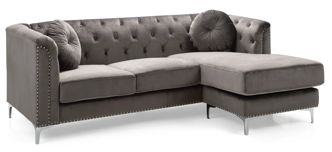 Soft y Micro Suede Sofa Chaise by HouseOfZazla