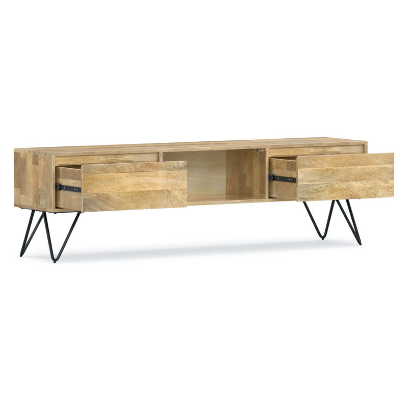 Hunter - Handcrafted TV Media Stand - Natural, photo 4 of 7