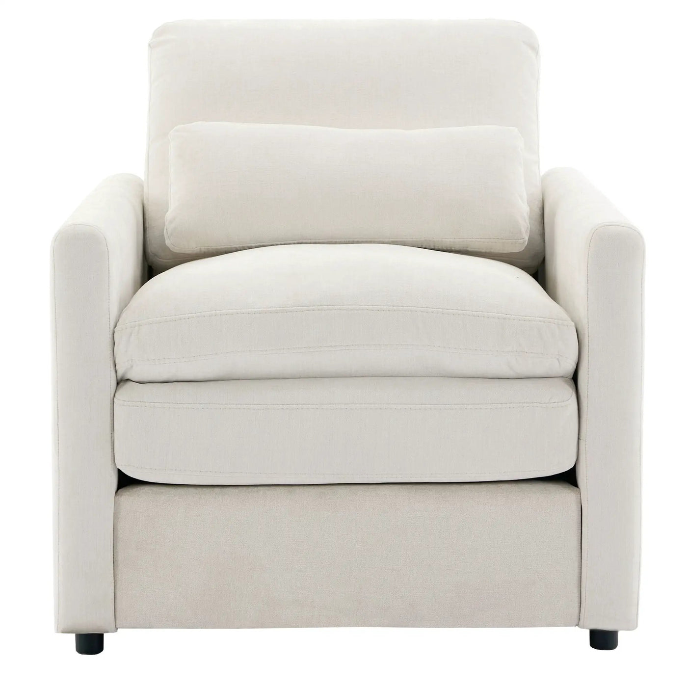 Cozy Upholstered Cushion Armchair For Living Room by HouseOfZazla