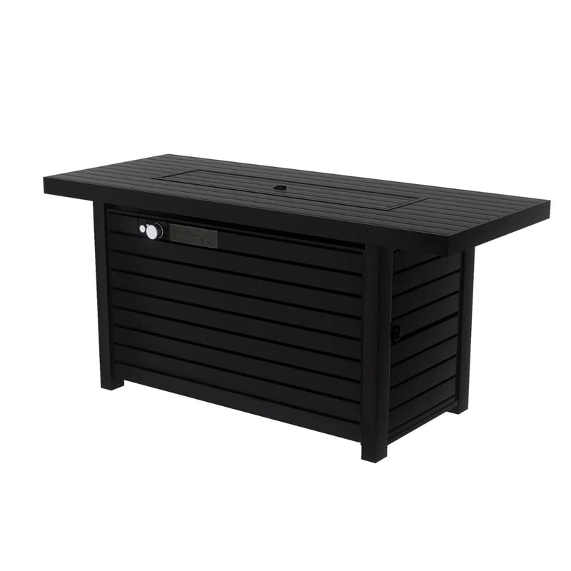 Outdoor Fire Pit Table & Lid - Black by Unique Piece Furniture