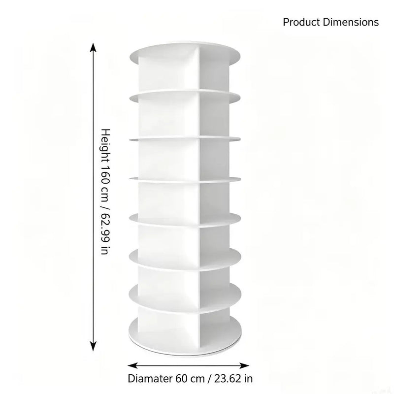 7 Tier Rotating Shoe Rack Tower by HouseOfZazla