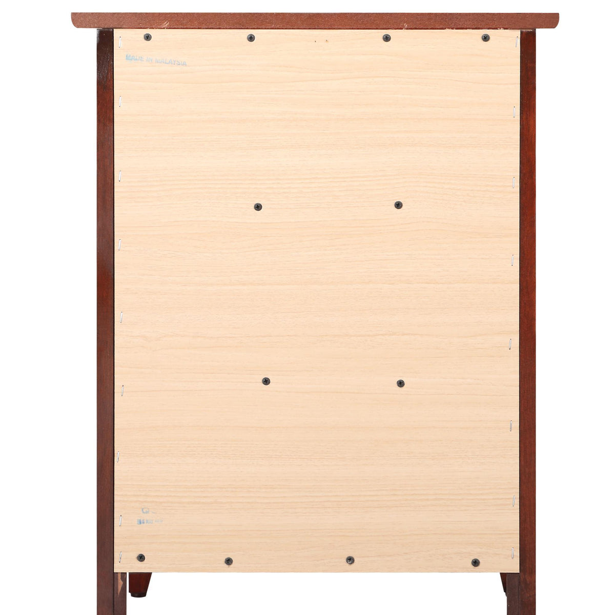 Dove Tailed Drawers 3 Drawer Nightstand with Real Wood Veneers - Pearl Silver, Pink, Dark Red, Dark Gray, photo 7 of 20