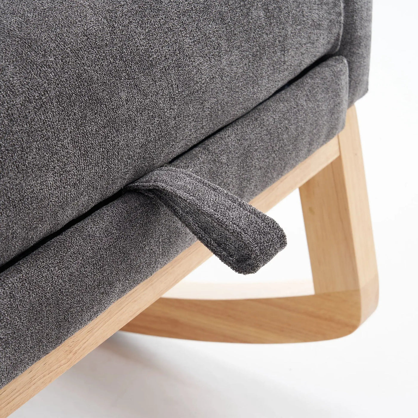 Accent Rocking Chair With Footrest, High Back by HouseOfZazla