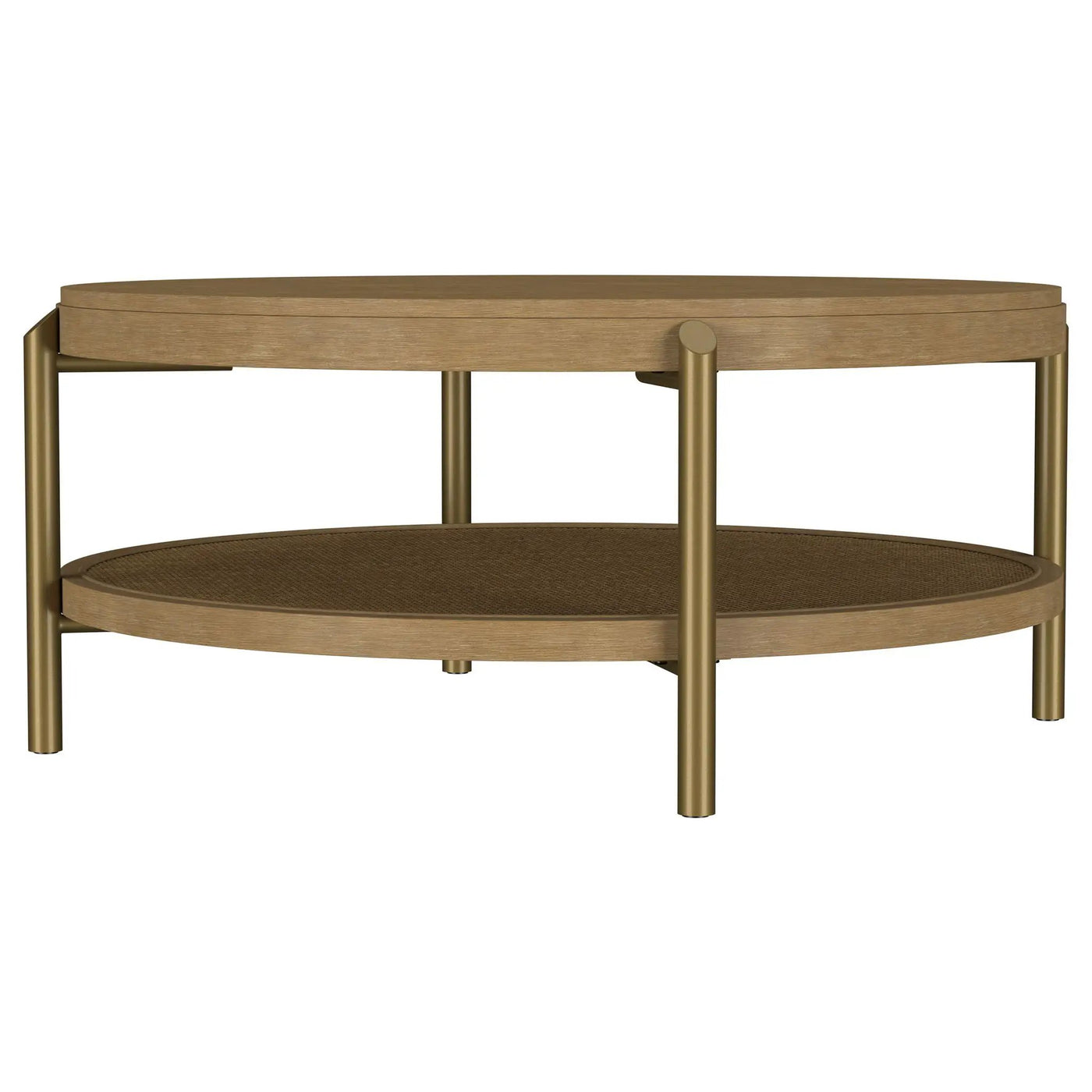 Benson - Round Table With Storage Shelf by HouseOfZazla