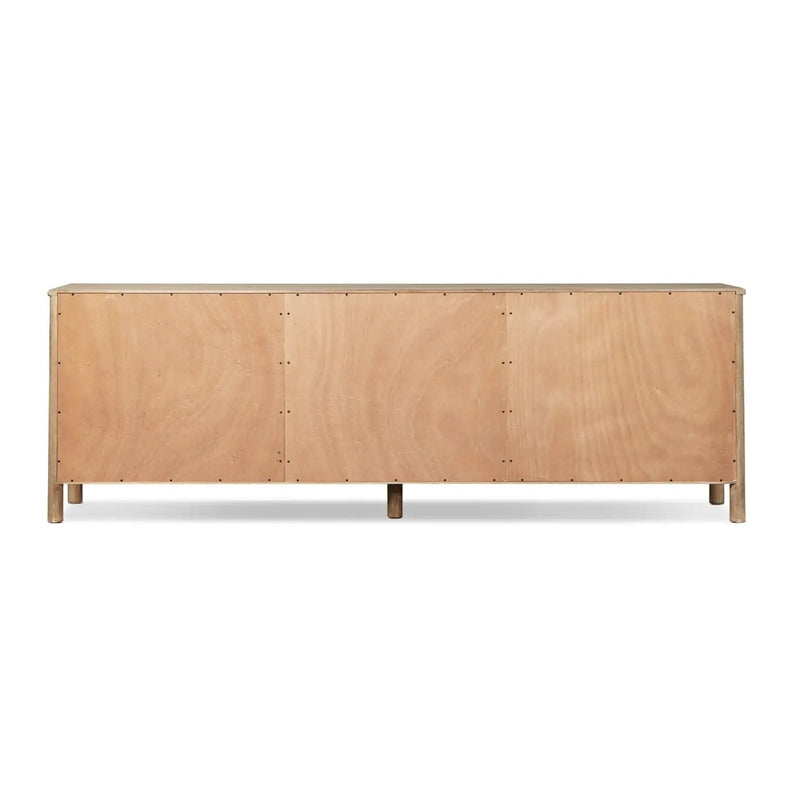 Nolan - 6 Door Sideboard - Brown by HouseOfZazla