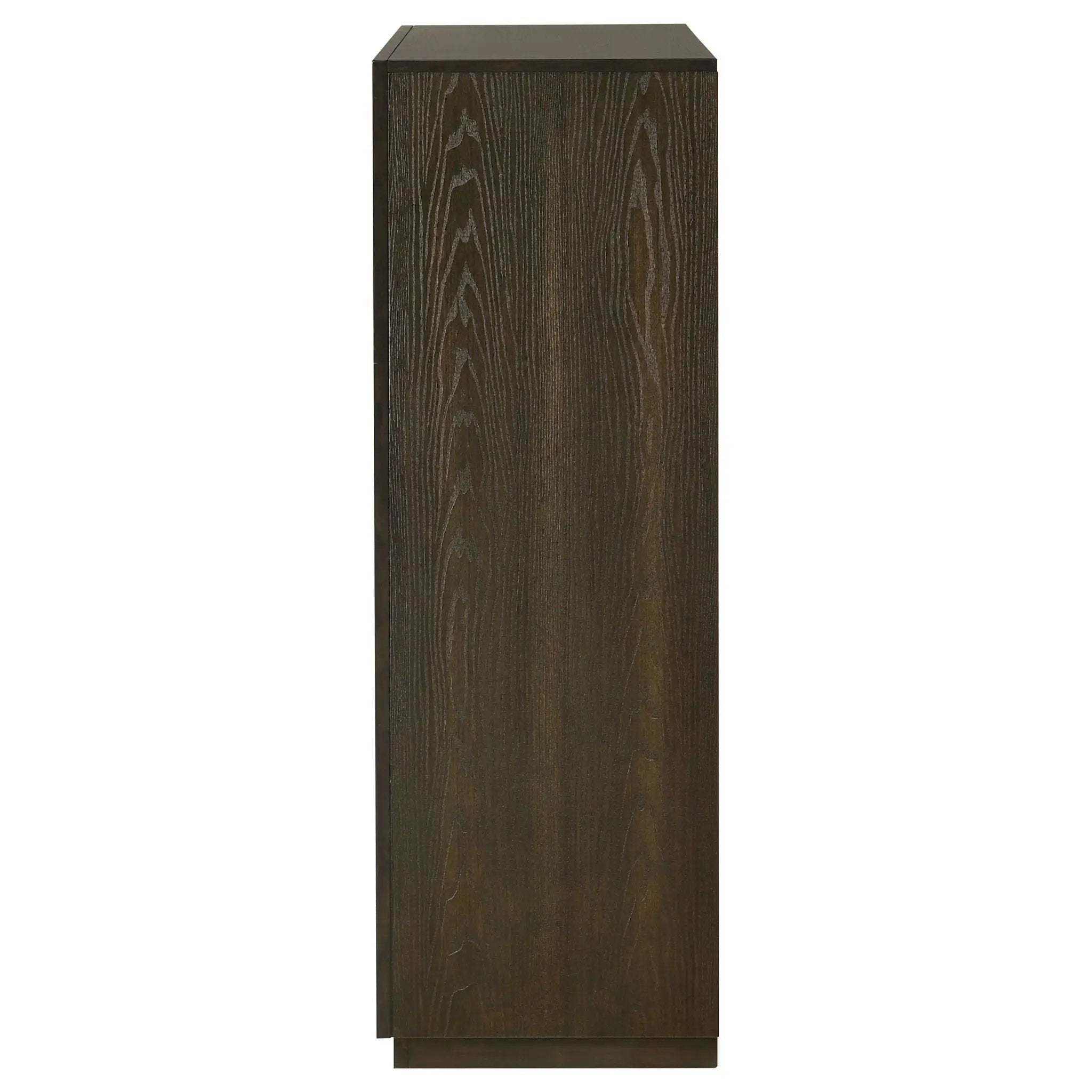 Atlas 5-drawer Bedroom Chest of Drawers Dark Oak by Unique Piece Furniture