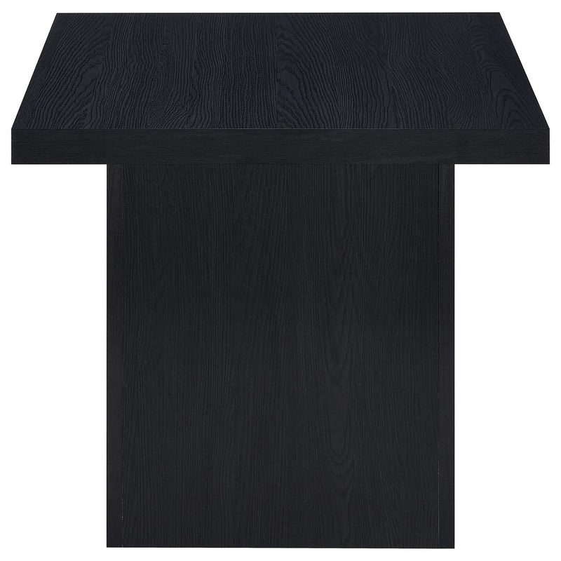 Devar 2-piece Square Cocktail Coffee End Table Set Black by Unique Piece Furniture