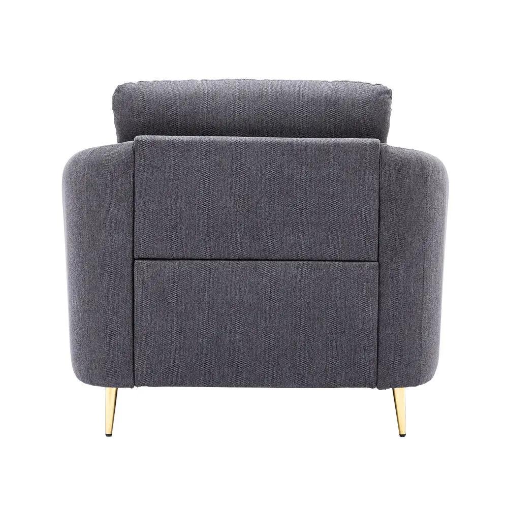 Yuina - Chair - Gray Linen by Unique Piece Furniture