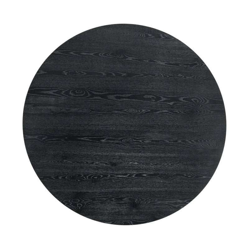 Froja - Manufactured Wood Round Dining Table - Black by Unique Piece Furniture