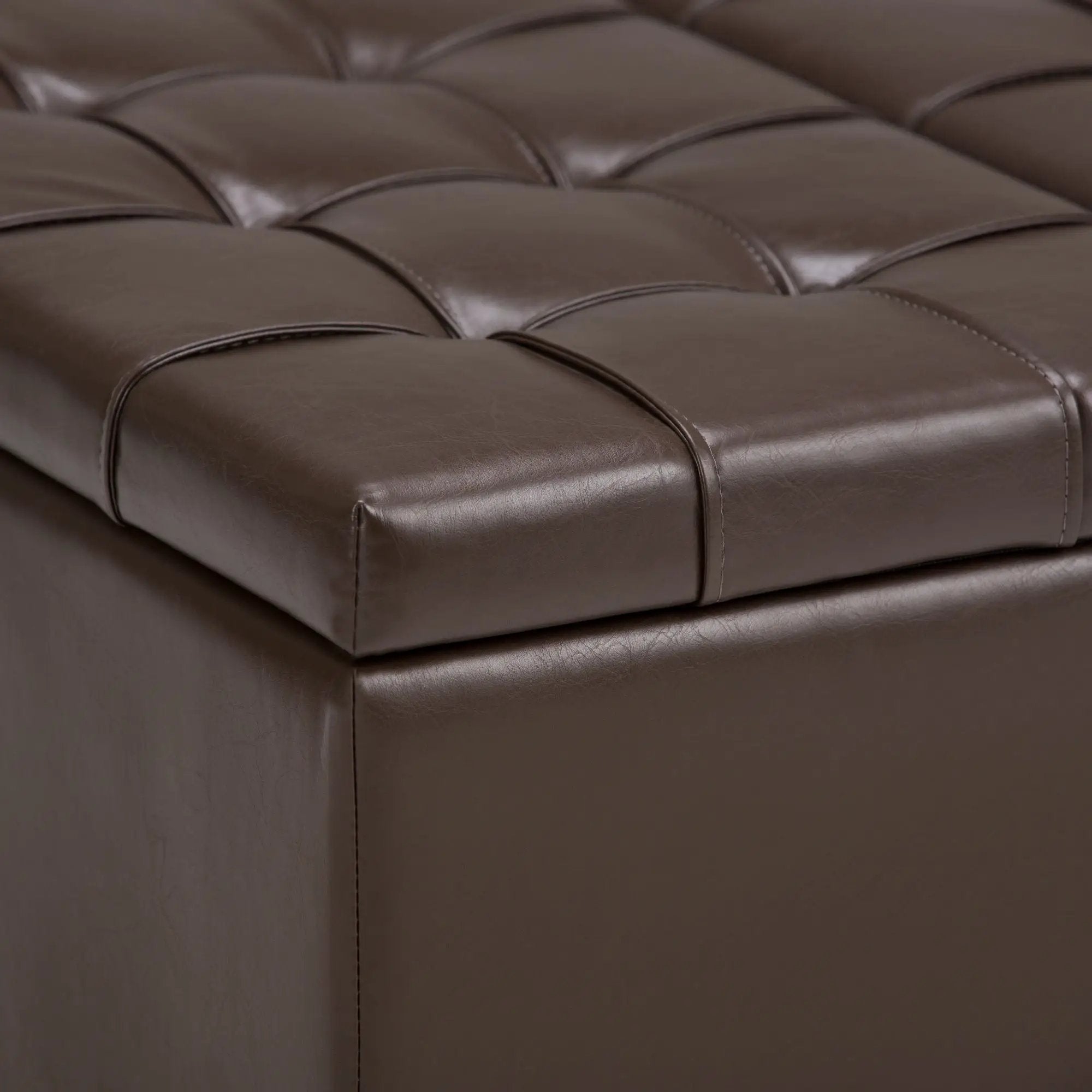 Harrison - Upholstered Coffee Table Storage Ottoman by Unique Piece Furniture