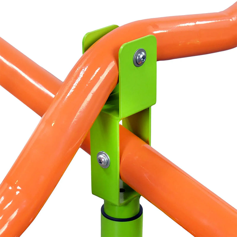 Xss004 Outdoor Playground Four Seats Seesaw For Kids 360 Degree Rotating Sturdy Plastic Seat Seesaw For Kids Seesaw For Kids Age 3+ - Green / Blue by HouseOfZazla