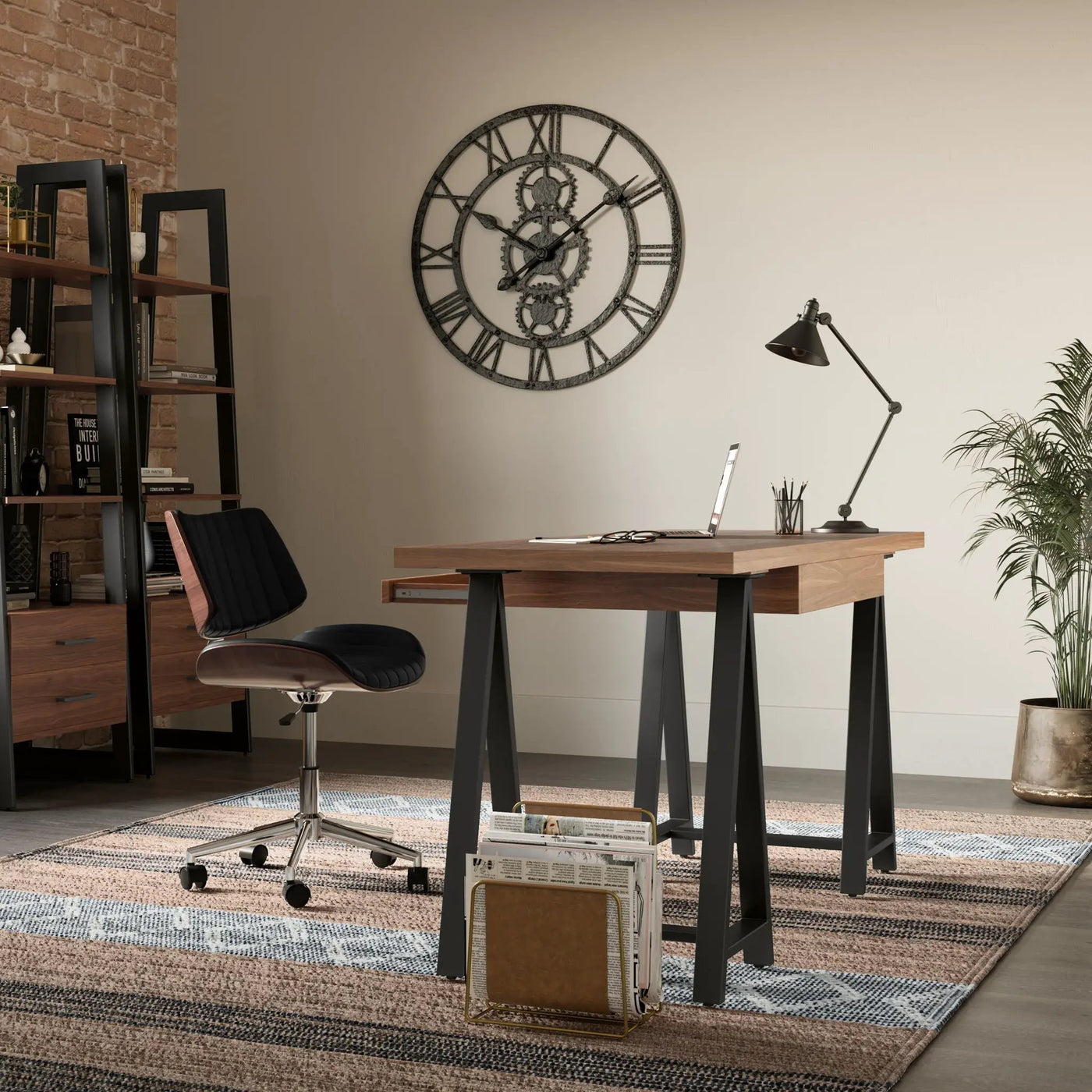 Sawhorse - Handcrafted Solid Desk by HouseOfZazla