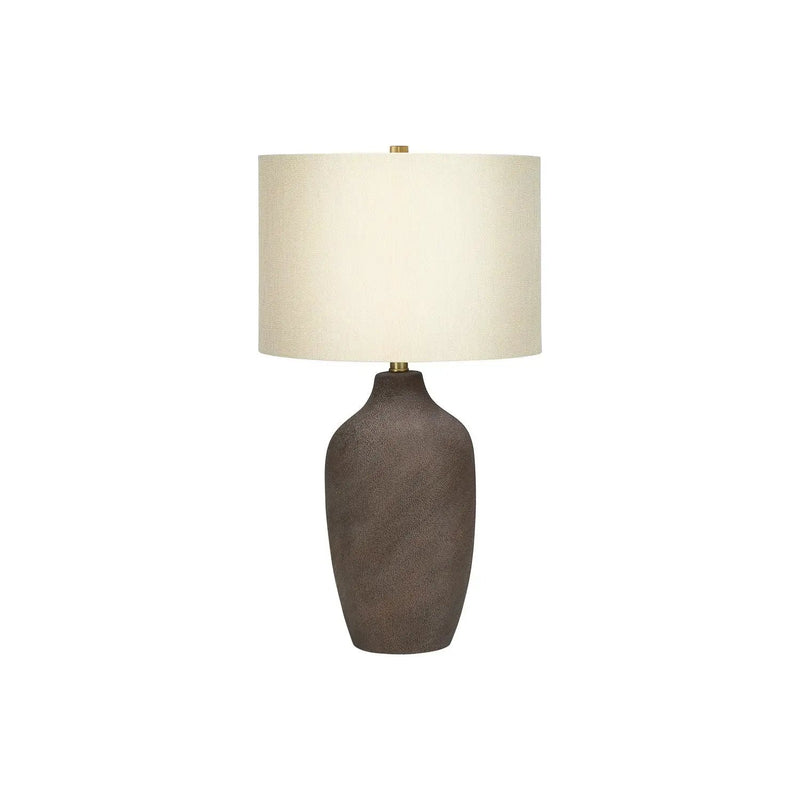 Lighting, Table Lamp, Ceramic, Resin, Contemporary - Gray by Unique Piece Furniture