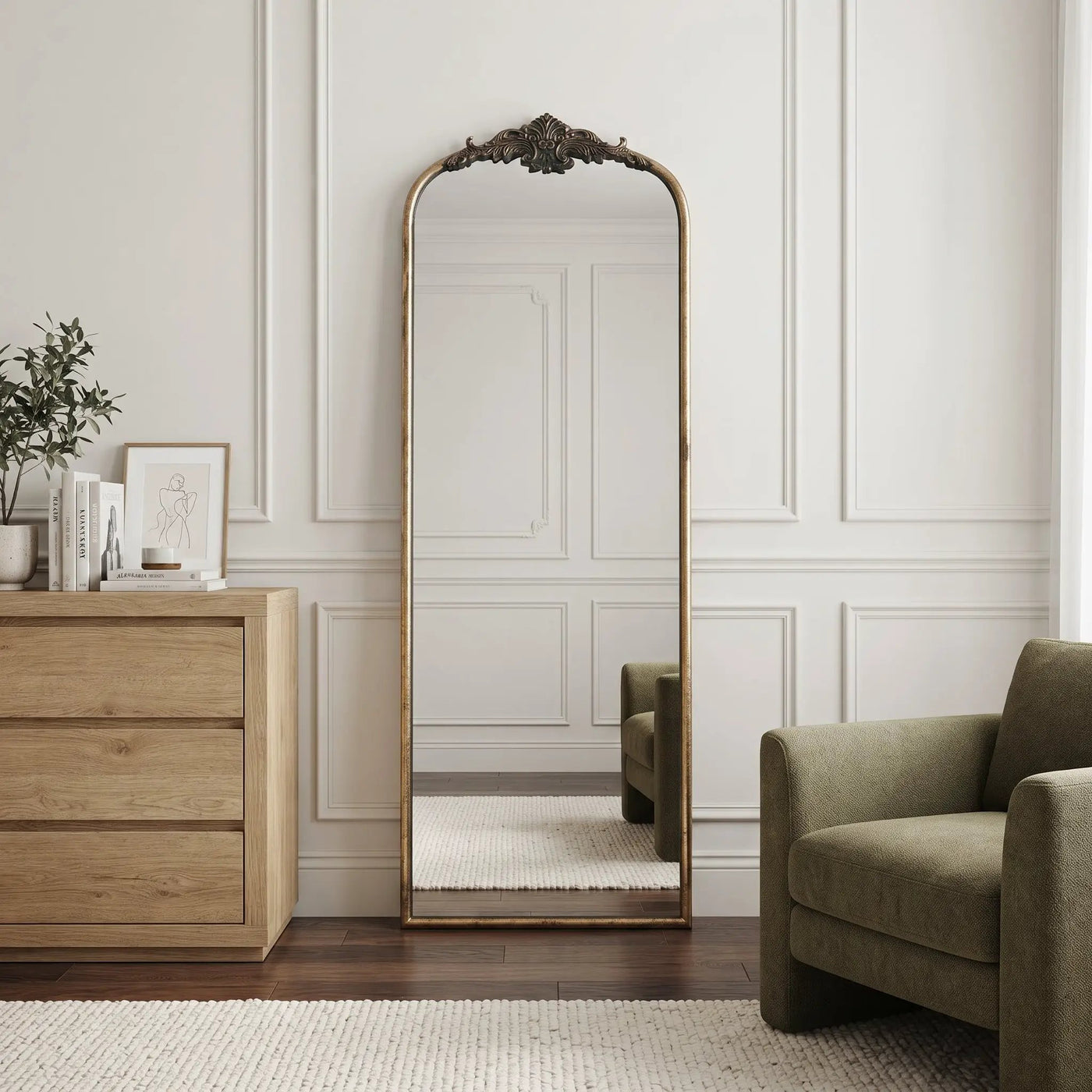Vintage Full Length Mirror by HouseOfZazla