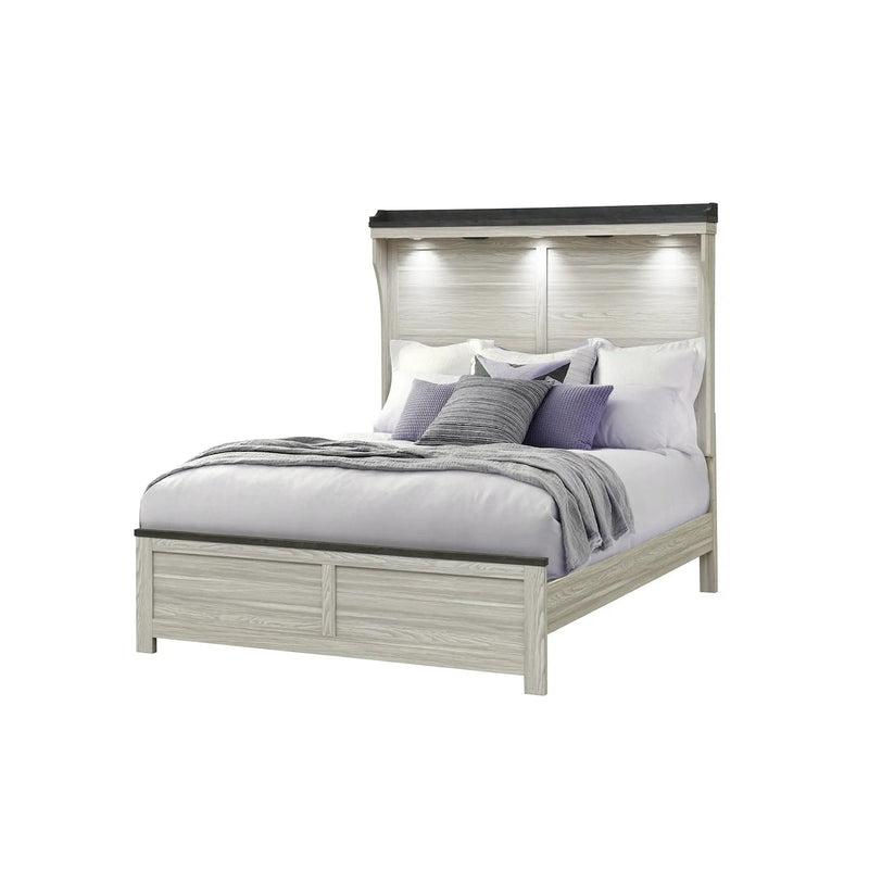 Augusta - Bed With Lit Headboard by HouseOfZazla